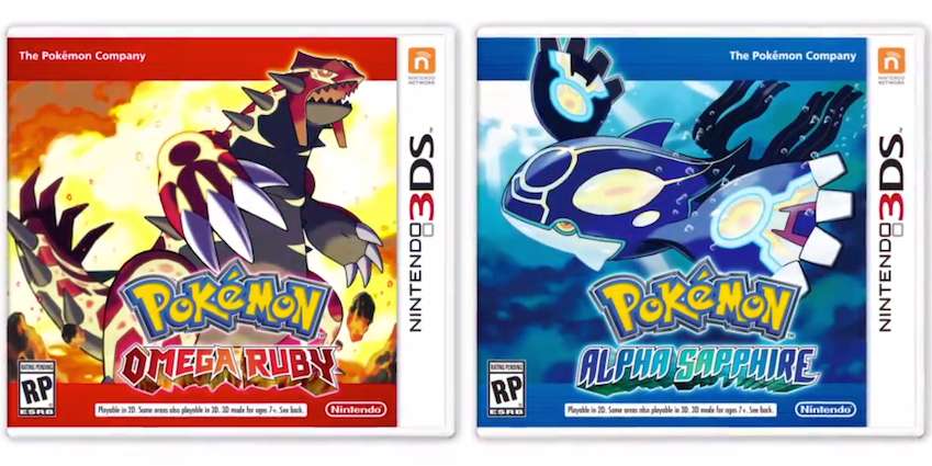 ننتندو تعلن عن لعبة Pokémon Omega Ruby و Pokémon Alpha Sapphire