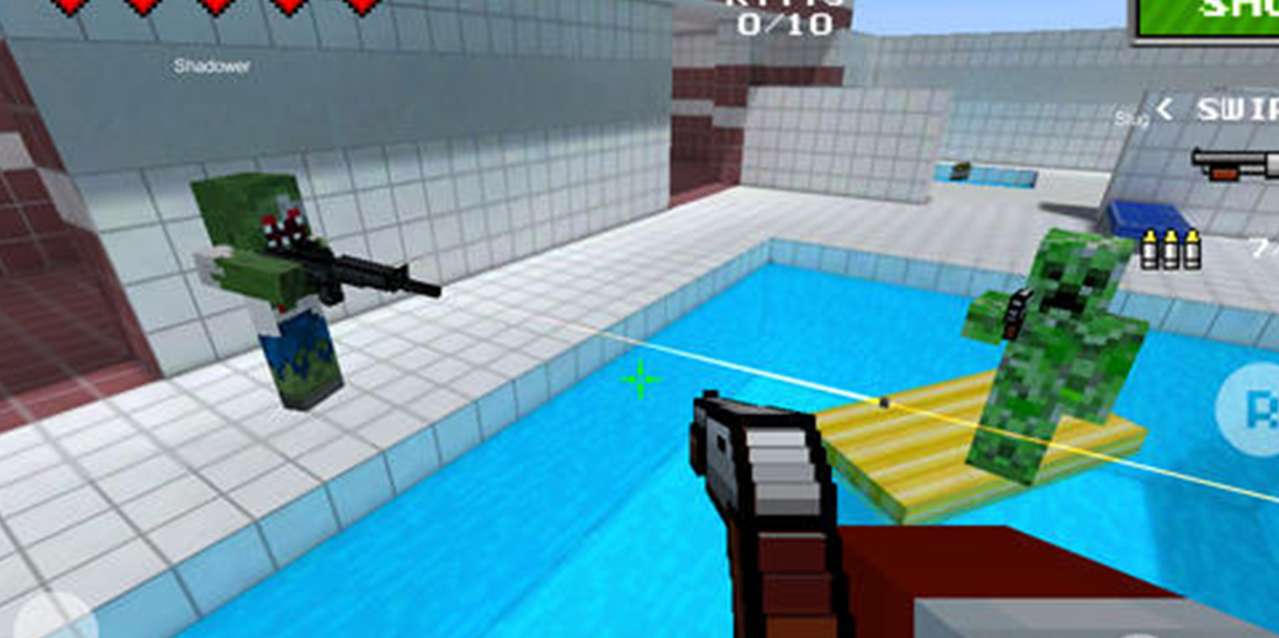 عالماشي : حرب البكسلات – Pixel gun 3D