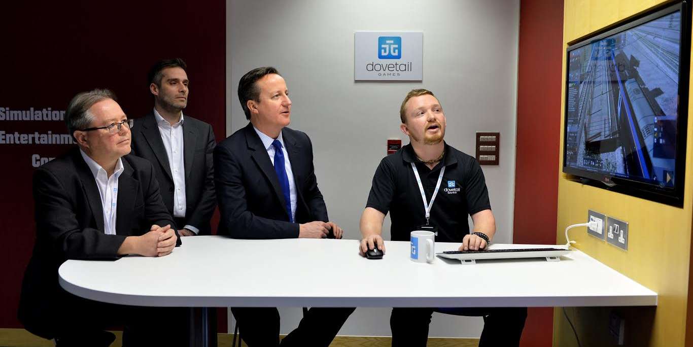 رئيس الوزراء البريطاني يزور مطور لعبة Train Simulator ويقول كلام جميل عن صناعة الألعاب
