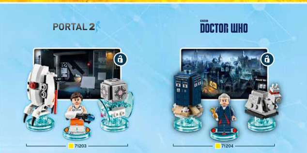 لعبة Lego Dimensions بتجيها اضافات من Portal 2 والمسلسل الشهير Doctor Who