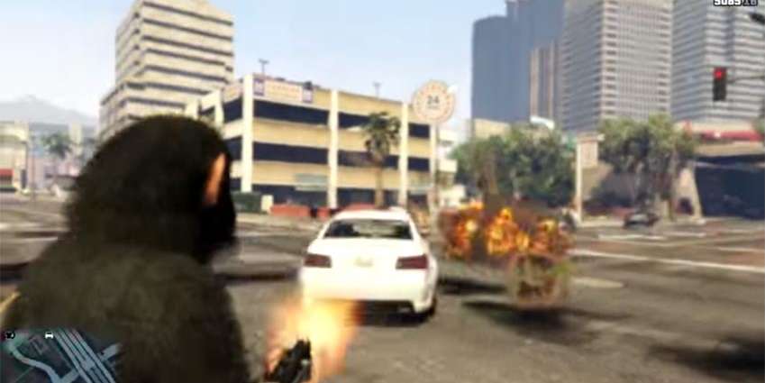 قرد يطلق سيارات ويطير ويسبح في الهواء، أرهب تعديل شفناه للعبة GTA V