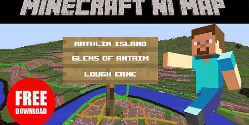 كبادرة لدمج التعليم مع ألعاب الكمبيوتر، ايرلندا الشمالية تكوّن خريطتها في لعبة Minecraft