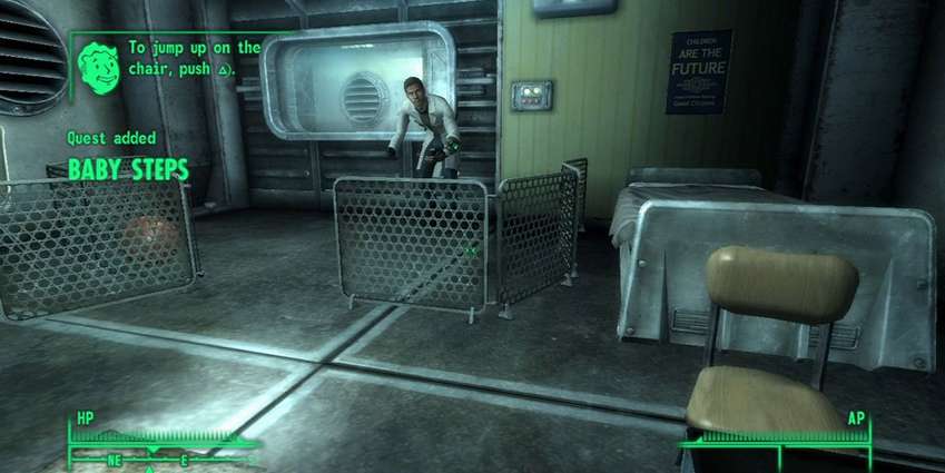 شاهد لاعب يخوض Fallout 3 كلها بشخصية طفل رضيع