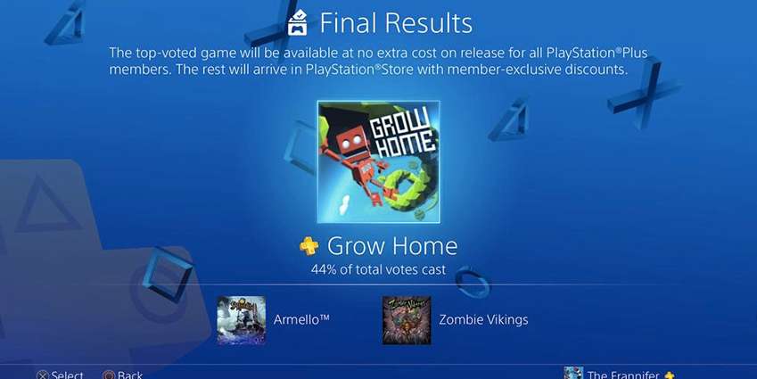 لعبة Grow Home تفوز في تصويت Vote To Play وتحجز مكان ضمن العاب PS Plus المجانية