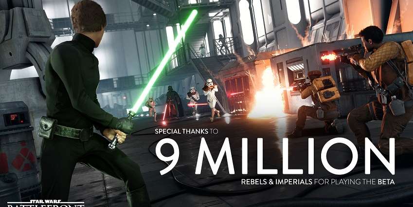 9 ملايين لاعب لعبوا النسخة التجريبية للعبة Star Wars Battlefront