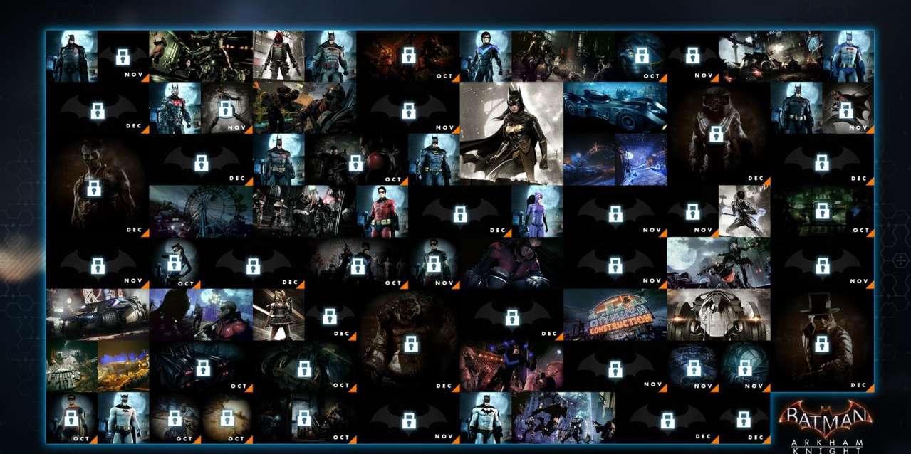 الإعلان عن جميع الإضافات القادمة للعبة Batman: Arkham Knight