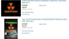 ملاك Black Ops III يعرضون خريطة Nuketown للبيع بأسعار عالية!