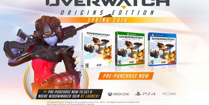 الإعلان عن نسخة اكسبوكس ون وبلايستيشن 4 للعبة Overwatch