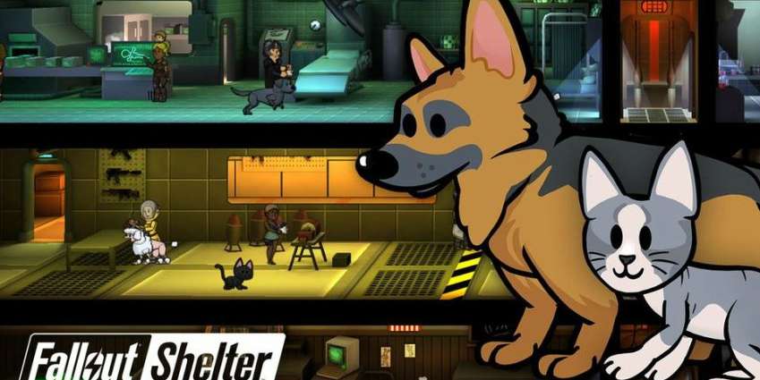 القطط والكلاب والحيوانات الأليفة الأخرى تجتاح لعبة Fallout Shelter