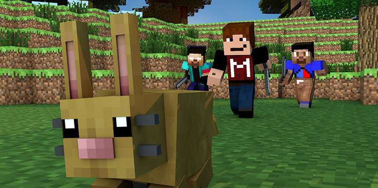 هنالك تحديث ضخم قادم للعبة Minecraft يمنحك إمكانية صيد الأرانب