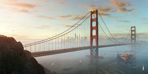 حوالي 150 موقع في سان فرانسيسكو تم نقله للعبة Watch Dogs 2