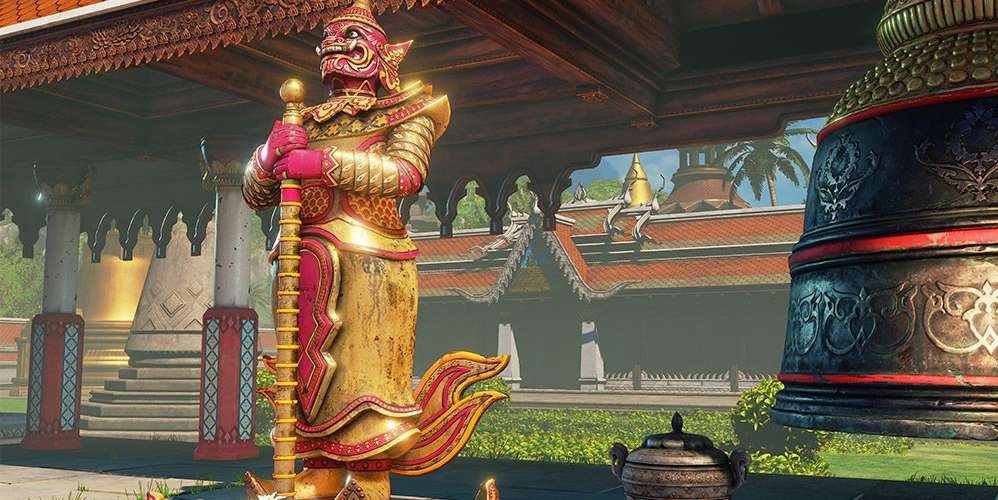 لاحتوائها على صوت الآذان، إزالة مرحلة تايلاند من Street Fighter V