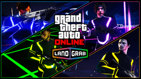 معارك تنافسية جديدة بدأت تدور بساحة GTA Online مع طور Land Grab