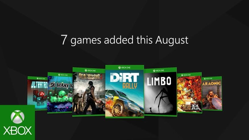 قائمة ألعاب Xbox Game Pass لشهر أغسطس 2017