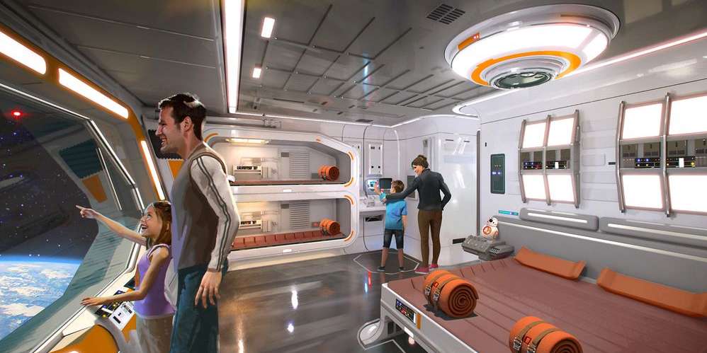 بالصور: منتجع Star Wars يشبه سفينة فضائية تنقلك لعالم حرب النجوم