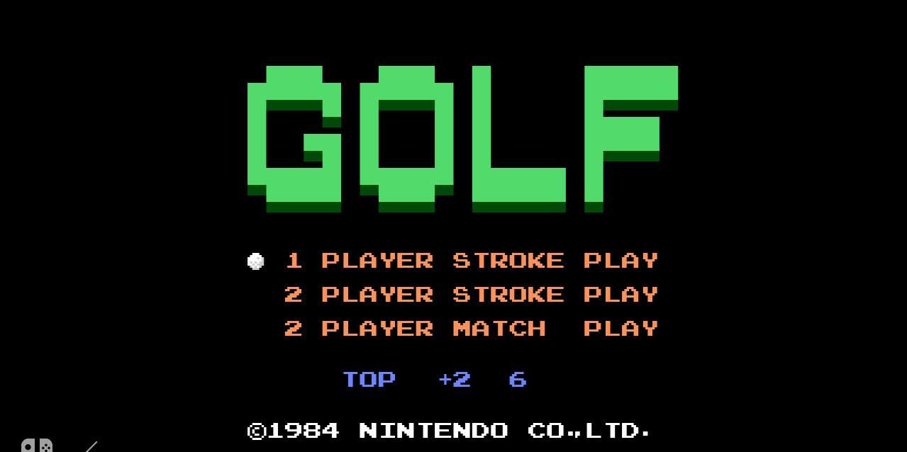 تحديث سويتش الأخير يزيل لعبة NES Golf السرية