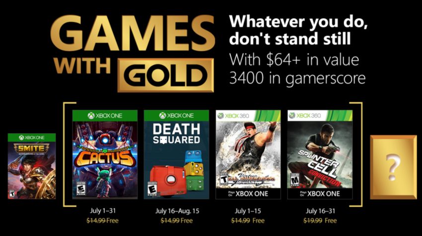 Xbox Live Gold يوليو