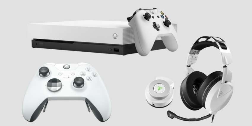 Xbox One X ويد Xbox Elite يتزيَّنان باللون الأبيض قريبًا في المتاجر