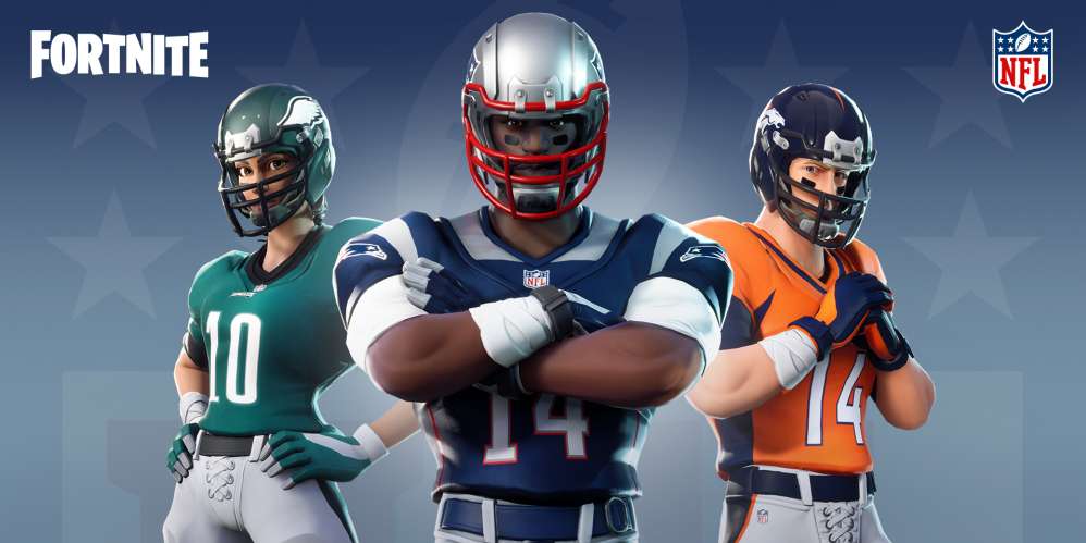 أزياء دوري كرة القدم الأمريكية NFL قادمة للعبة Fortnite