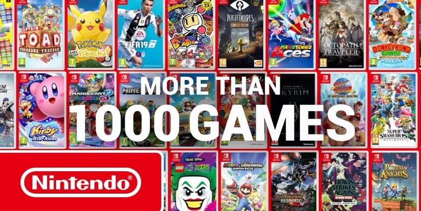 نينتندو تحتفي بتجاوز مكتبة ألعاب Switch حاجز الـ 1000 لعبة بعشرين شهراً