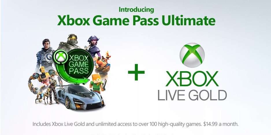 مزايا خدمتي الجولد والجيم باس سيدمجان معاً بخدمة Xbox Game Pass Ultimate