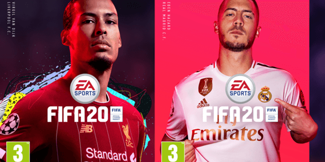 إدين هازارد و فيرجيل فان دايك يتصدران غلاف FIFA 20
