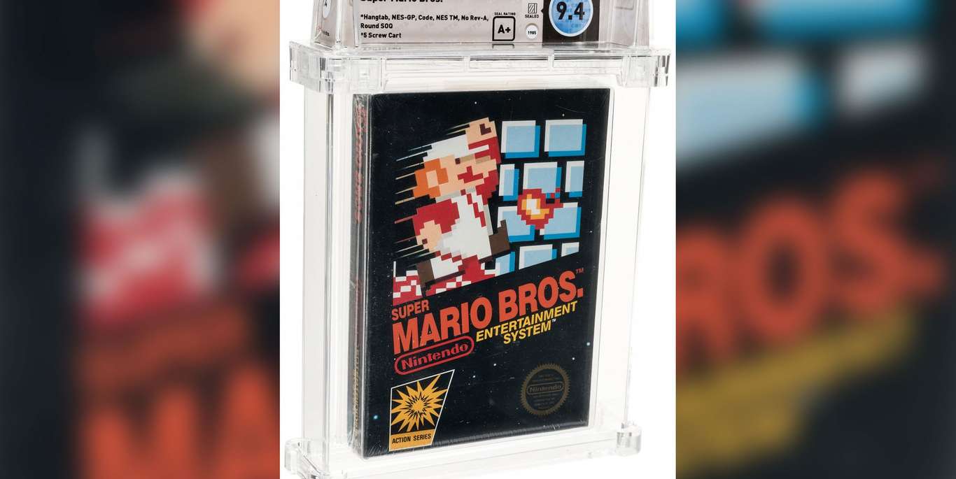 أحدهم اشترى نسخة نادرة من Super Mario Bros. بمبلغ 114,000 دولارًا!