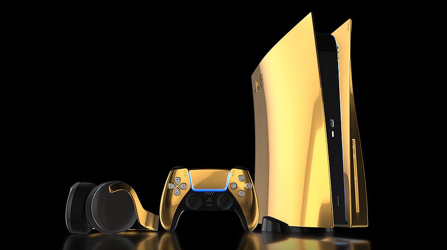 PS5 الذهبي Golden بلايستيشن 5 الذهبي