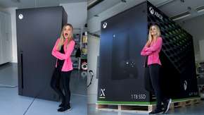 مايكروسوفت تروِّج لجهاز Xbox Series X بـ «ثلاجة» حقيقية على شكل الجهاز!