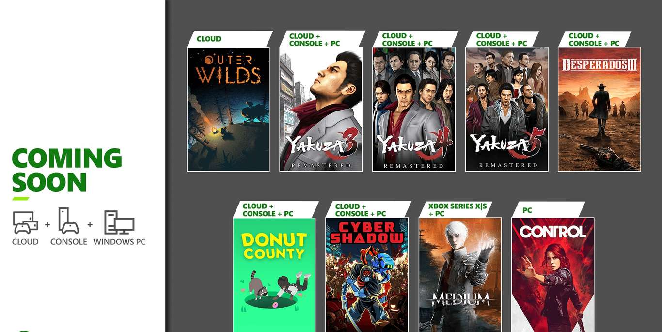 قائمة ألعاب خدمة Xbox Game Pass – أواخر يناير – 2021