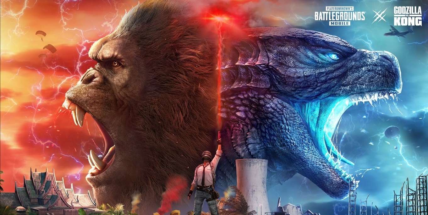 انضمام Godzilla و Kong إلى عالم PUBG Mobile عبر تحديث 1.4