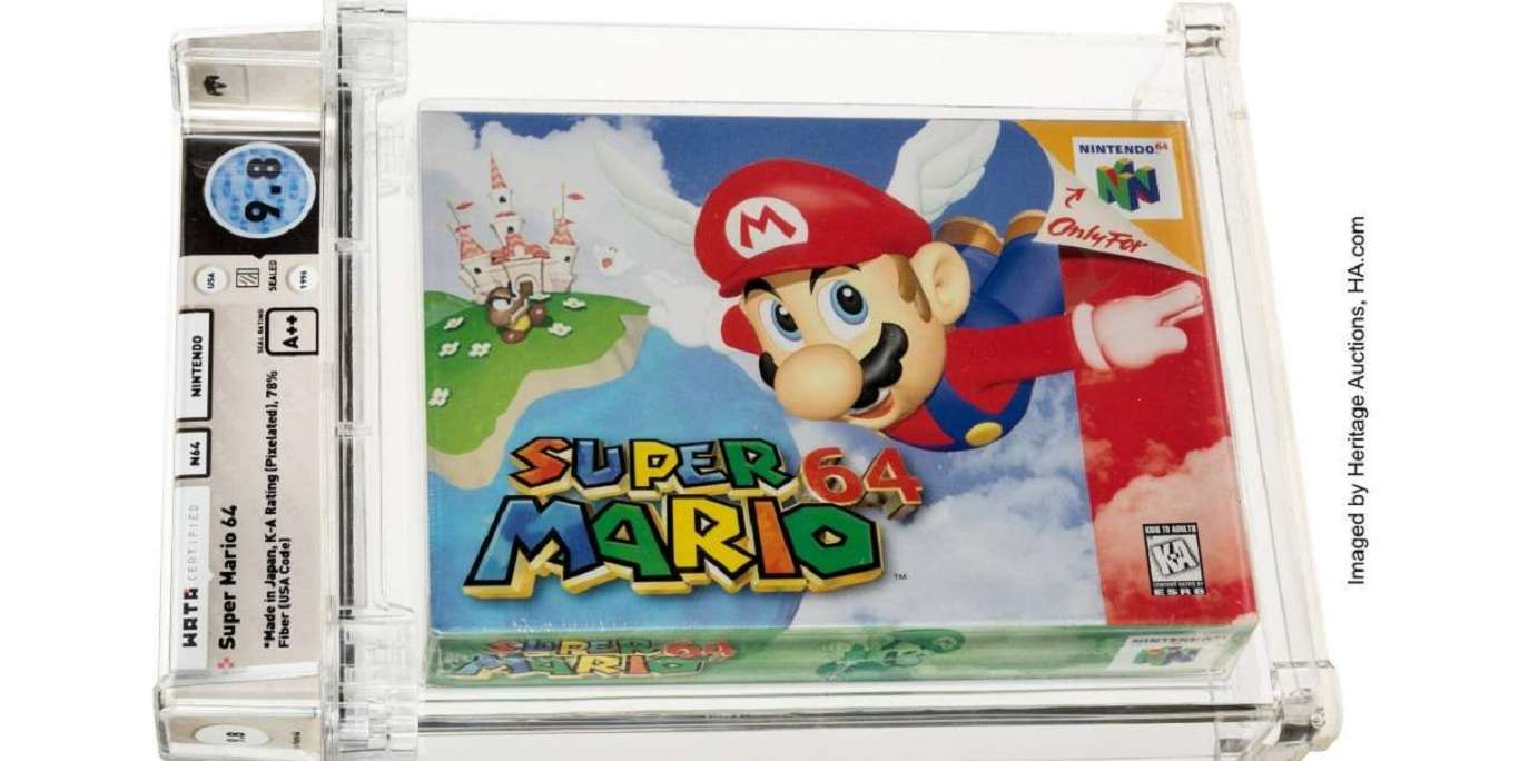 نسخة مختومة من Super Mario 64 تباع بالمزاد بسعر يفوق 1.5 ملايين دولار