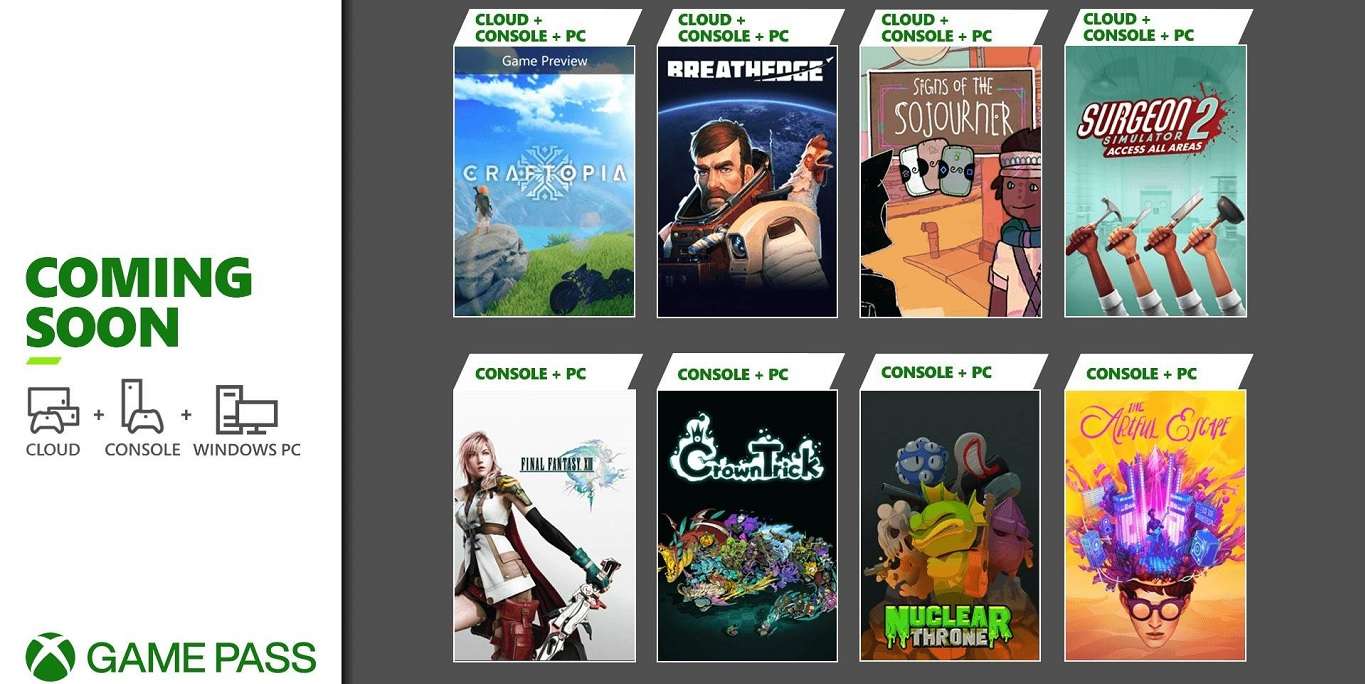 قائمة ألعاب Xbox Game Pass أوائل سبتمبر 2021