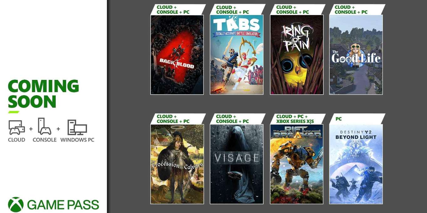 قائمة ألعاب Xbox Game Pass أوائل أكتوبر 2021 – تشمل Back 4 Blood