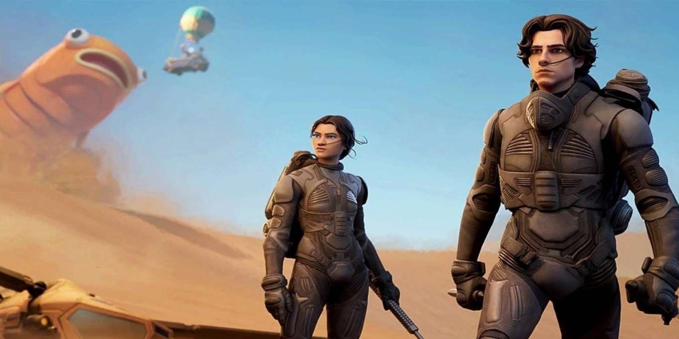 تسريبات Fortnite تكشف عن أزياء وعناصر تجميلية مستوحاة من فيلم Dune