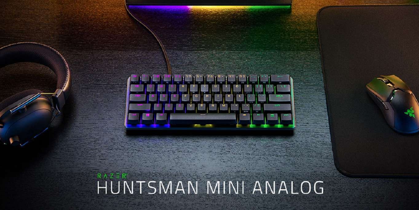 إطلاق لوحة المفاتيح التناظرية المصغّرة RAZER Huntsman Mini Analog