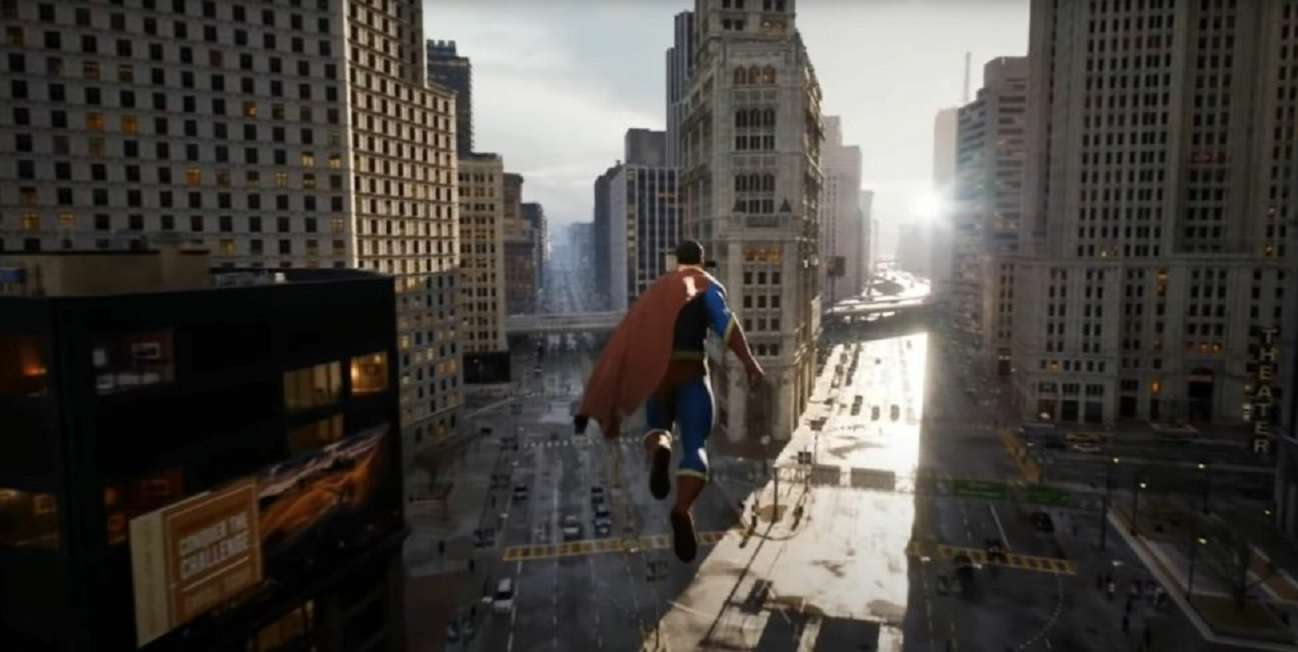 ديمو تقني مبهر للعبة Superman باستخدام تقنيات محرك Unreal Engine 5