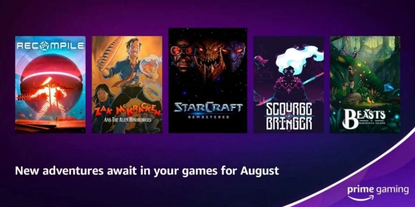 قائمة ألعاب Amazon Prime Gaming المجانية لشهر أغسطس 2022
