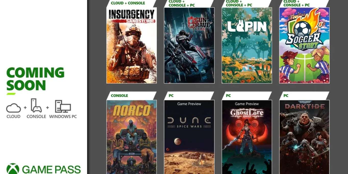 قائمة ألعاب Xbox Game Pass للنصف الثاني من شهر نوفمبر 2022