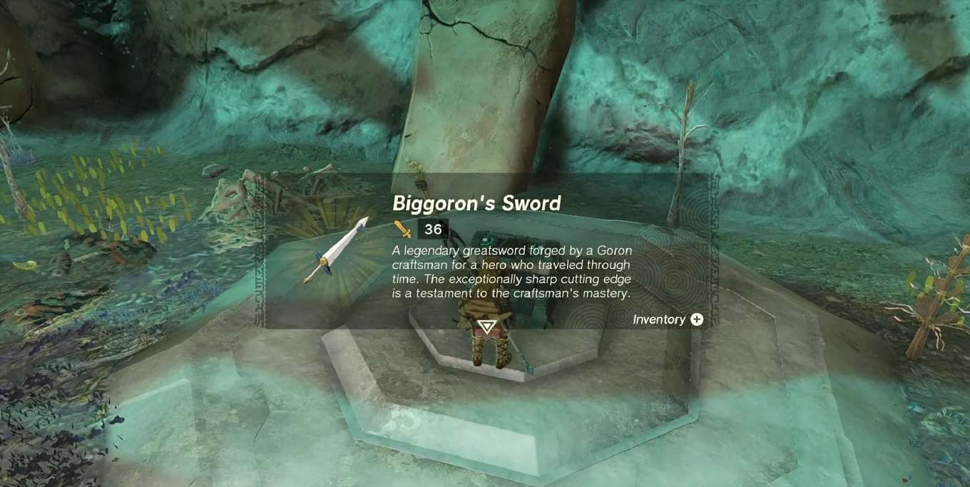 كيف تحصل على سيف Biggoron في Zelda: Tears Of The Kingdom