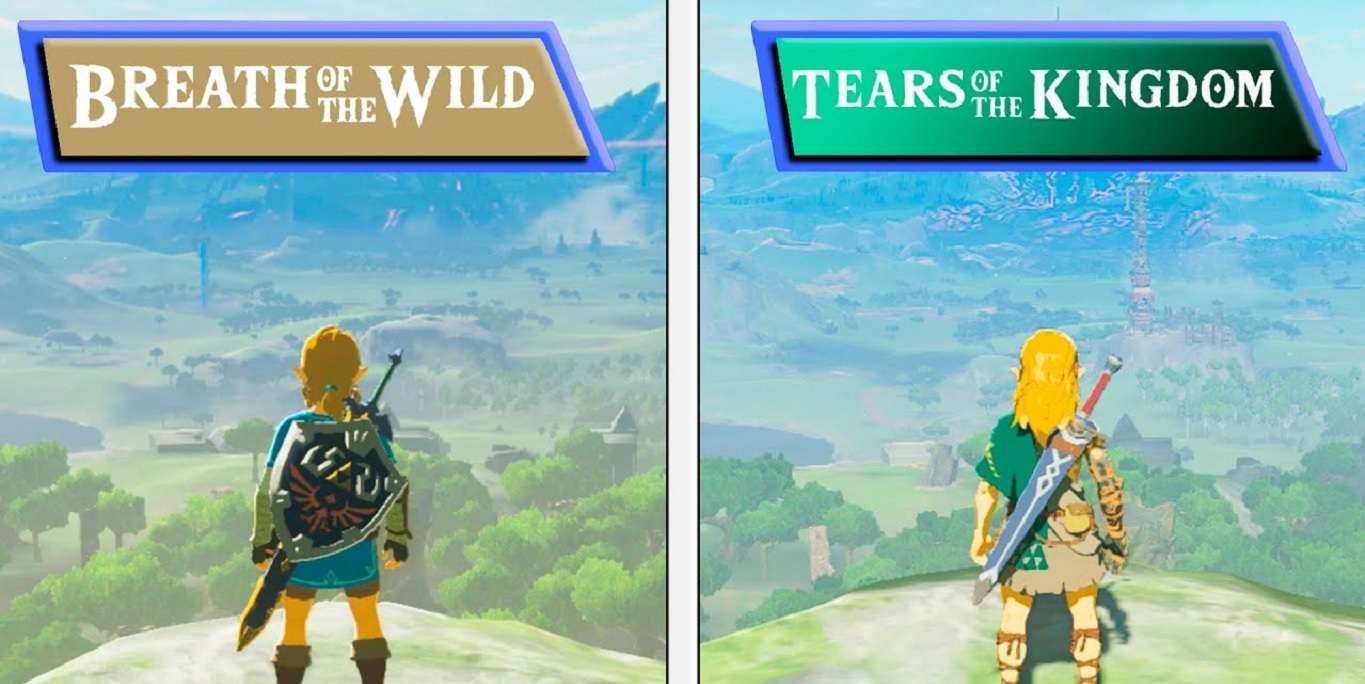 بالفيديو: مقارنة بين Zelda: Tears of the Kingdom وبين Breath of the Wild
