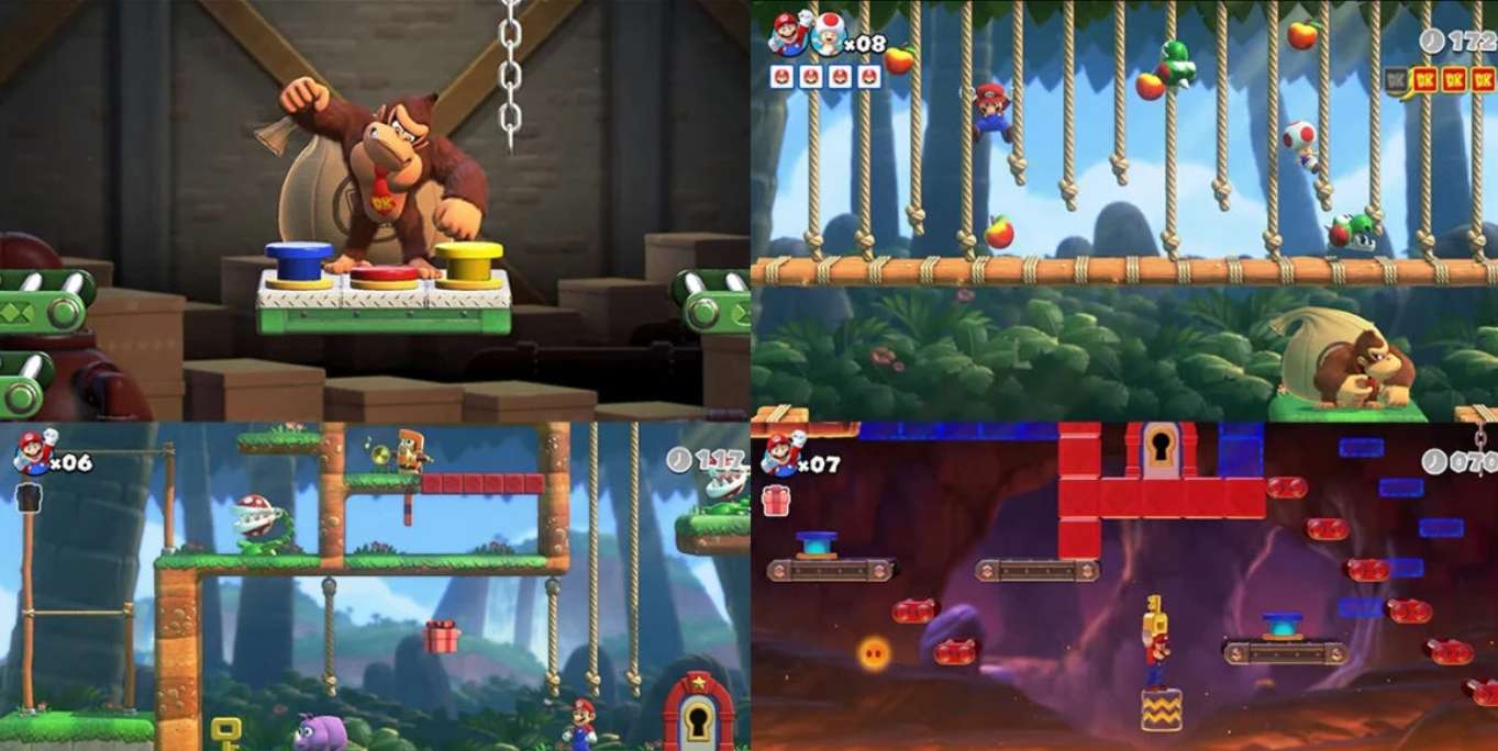 الكشف عن لعبة Mario vs. Donkey Kong لجهاز Switch
