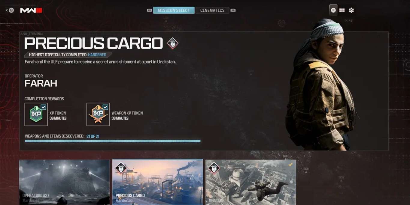 أماكن تواجد المعدات الحربية بمهمة Precious Cargo في Modern Warfare 3