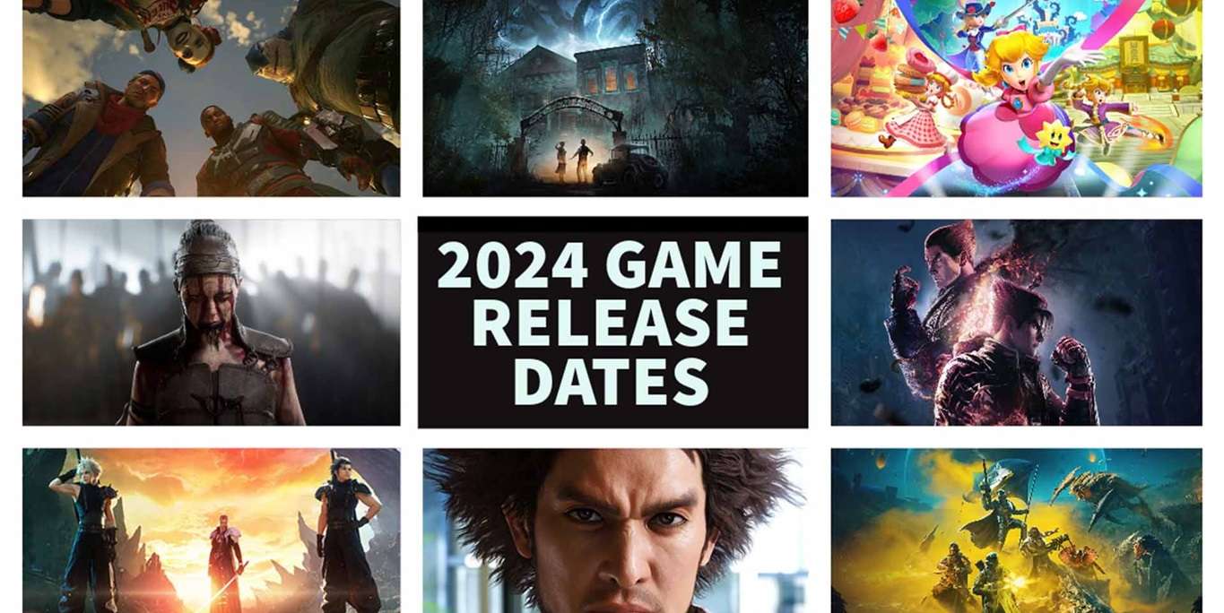 تقويم إصدارات ألعاب الفيديو طوال العام 2024
