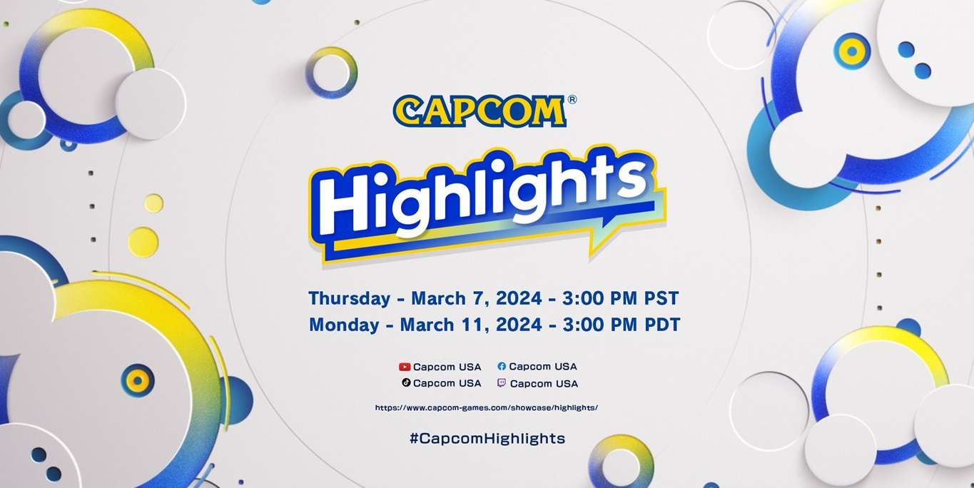 الإعلان عن حدث Capcom Highlights Showcases